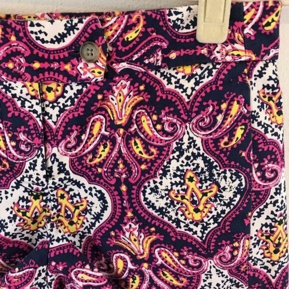 J. Crew Factory Paisley Shorts Size 00 - Picture 3 of 9